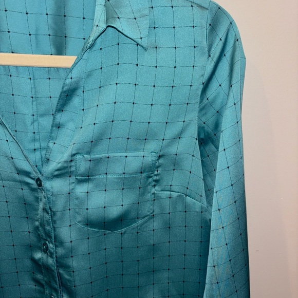 The Limited Teal Button-Down Shirt - Picture 2 of 7